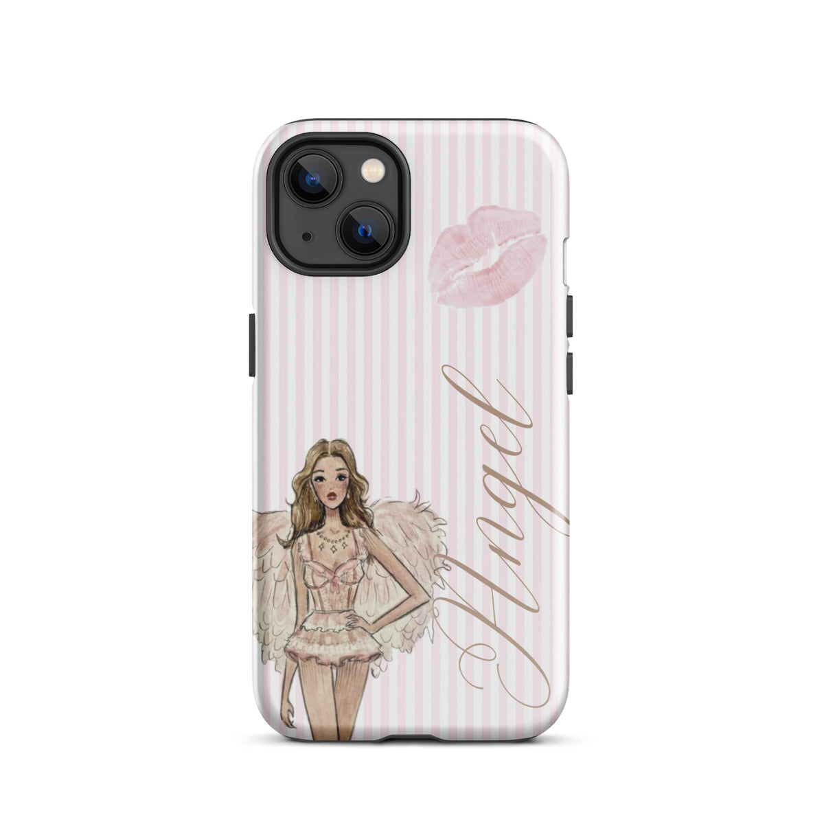 Pink Angel Case for iPhone stylish mobile accessory