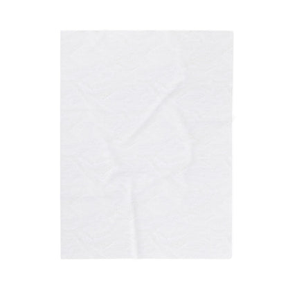 Velveteen Plush Blanket - Pink Kiss Print "cool girls don&