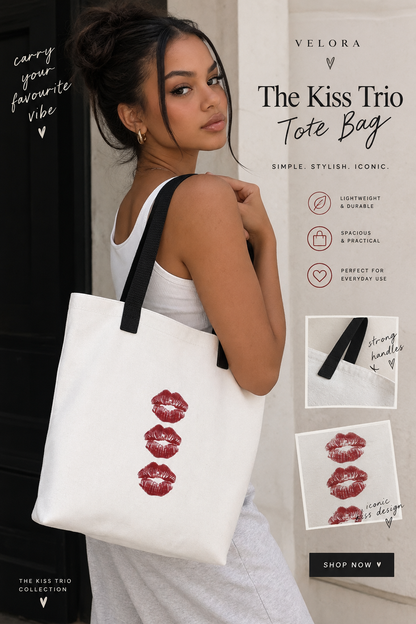 The Kiss Trio | Tote bag