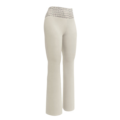 Do It for the Plot Flare Leggings back view showcasing comfortable premium activewear style.