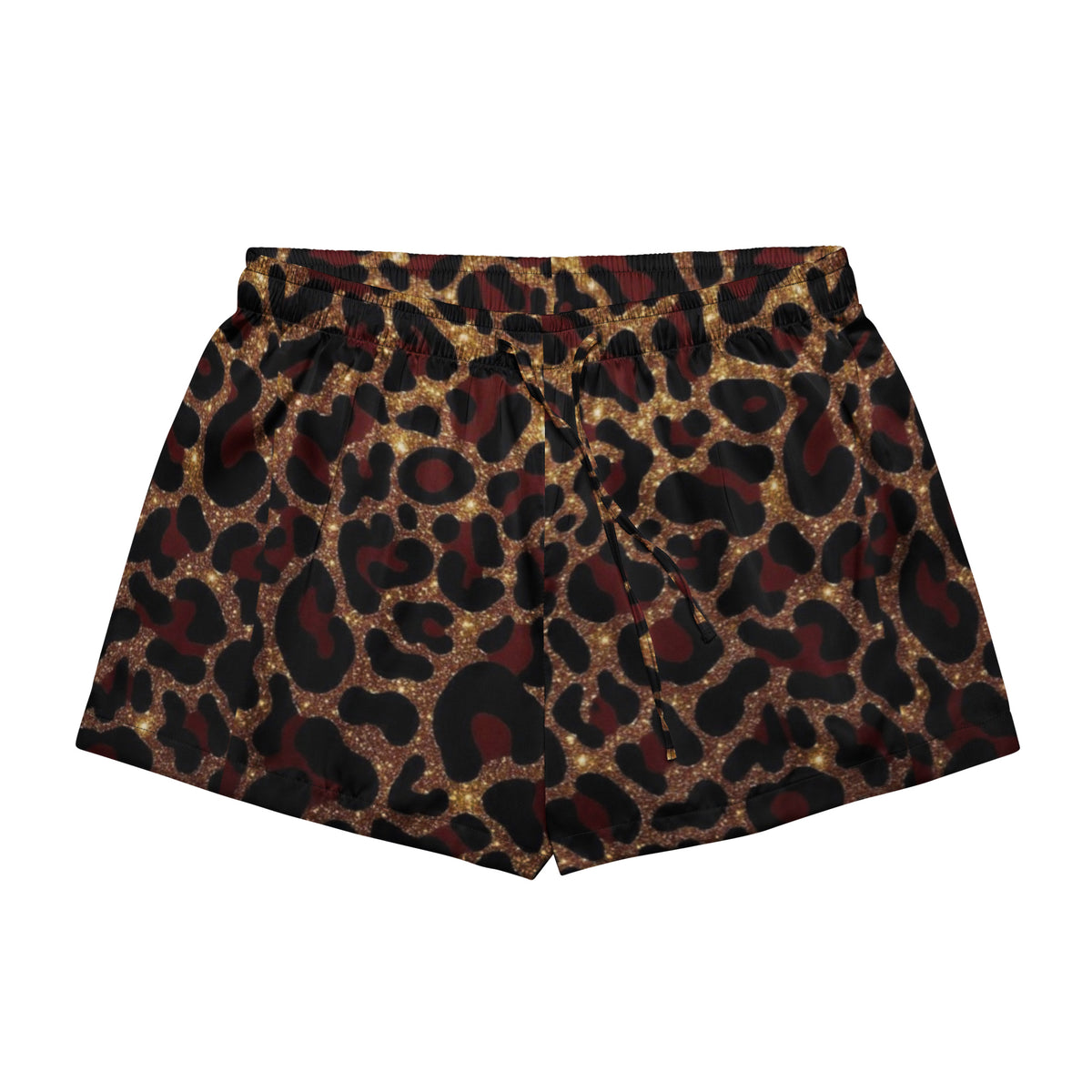 Gold x Red Leopard Print Women&