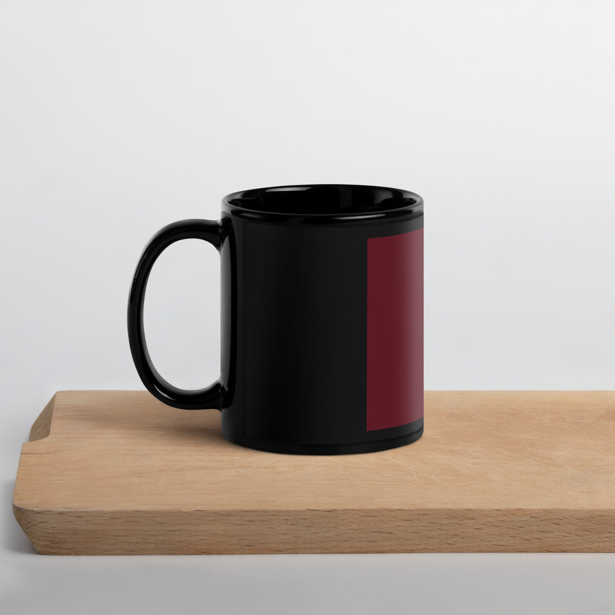 Focus B Black Glossy Mug ceramic tea mug