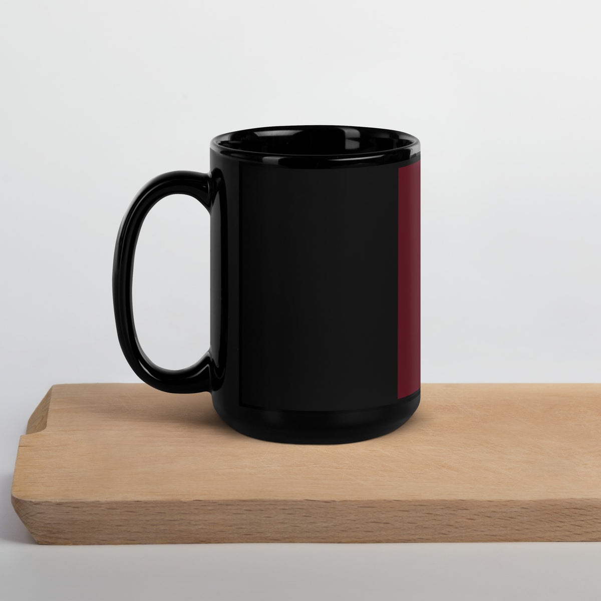 Focus B Black Glossy Mug ceramic tea mug