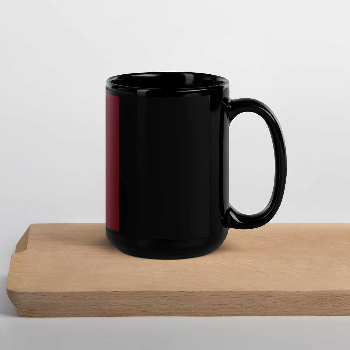 Focus B Black Glossy Mug ceramic tea mug