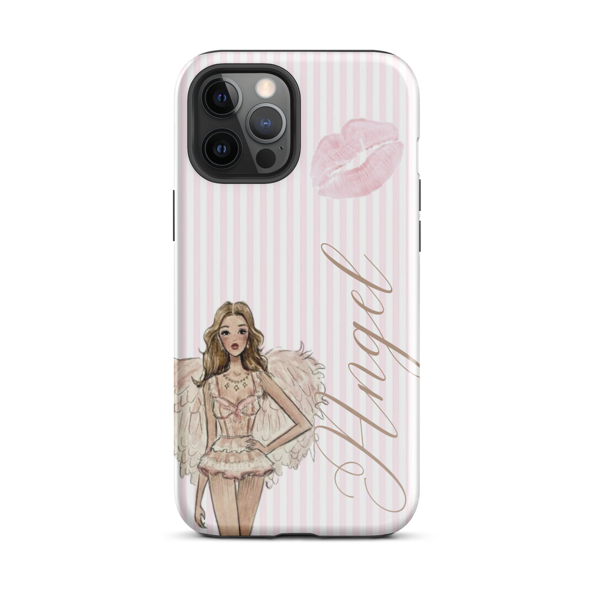 Pink Angel Case for iPhone stylish mobile accessory