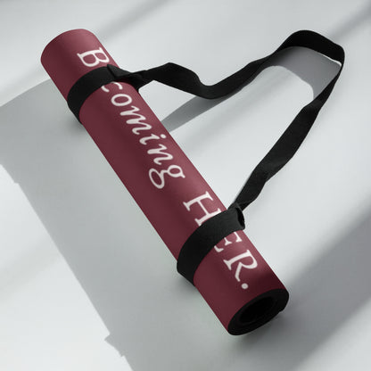 Becoming Her Yoga Mat stylish yoga accessory